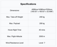 S-H200 Plus - Heavy Payload Transport Drone